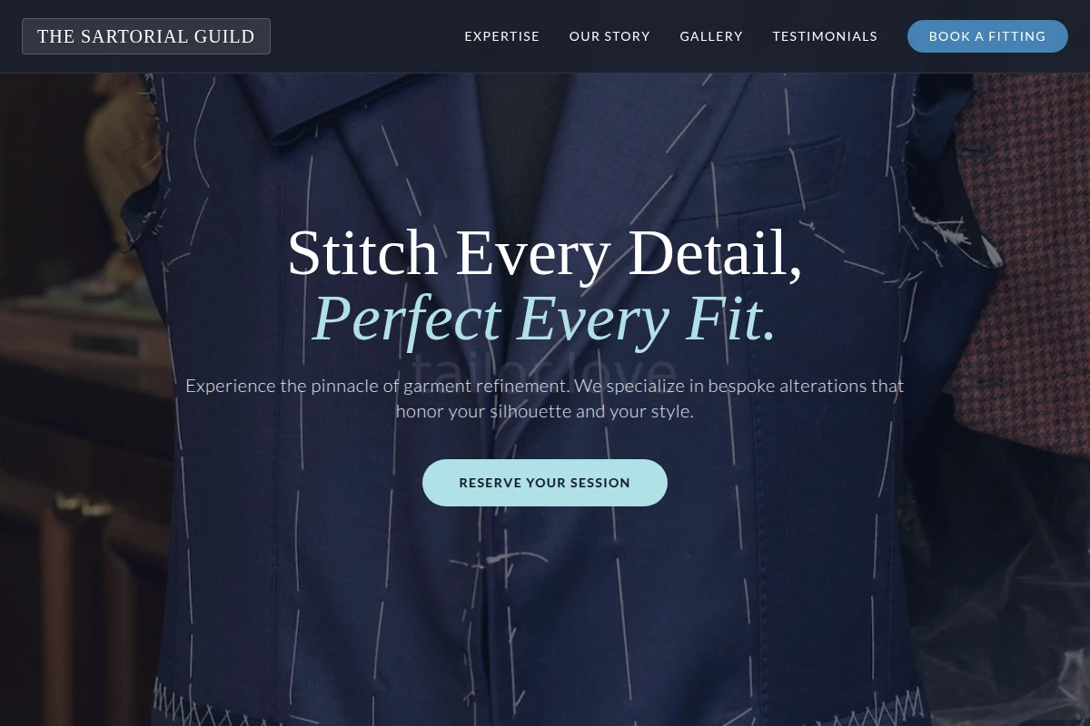 Suit Tailor Alterations Shop