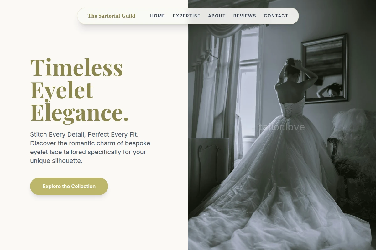 Eyelet Wedding Dress